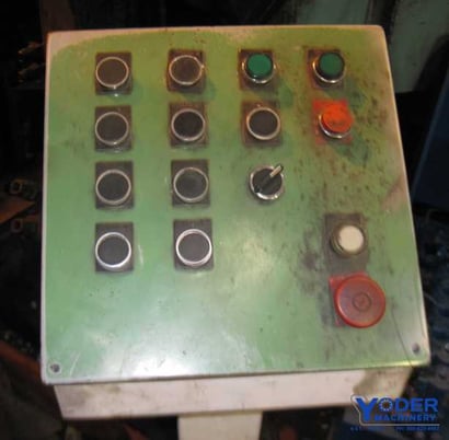 20000 lb. Coil transfer car with 28' rail, 1/2 HP, 72" dia capacity, 62" x 64" V bed, #61551 - Image 4