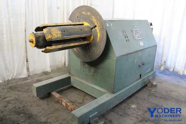 10000 lb. Gary #491024, coil reel, 28" width, 14" ID, 72" outside dimensions, hydraulic expansion, #65599 - Image 1