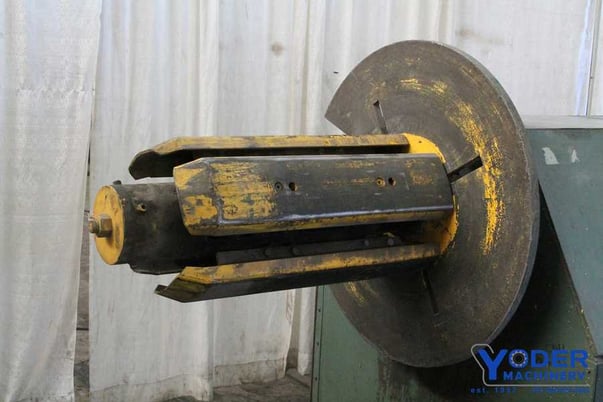 10000 lb. Gary #491024, coil reel, 28" width, 14" ID, 72" outside dimensions, hydraulic expansion, #65599 - Image 2