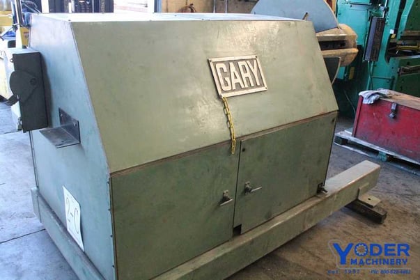 10000 lb. Gary #491024, coil reel, 28" width, 14" ID, 72" outside dimensions, hydraulic expansion, #65599 - Image 4