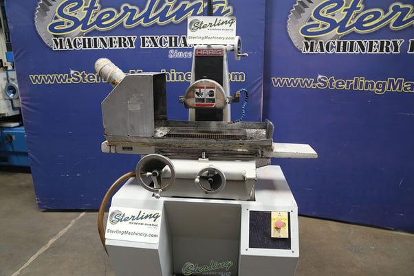 6" x 18" Harig #618, surface grinder, 7" x 5/8" x 1-1/4" wheel, 3450 RPM, manual magnetic chuck, dust - Image 5