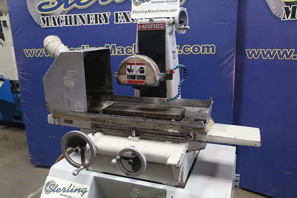 6" x 18" Harig #618, surface grinder, 7" x 5/8" x 1-1/4" wheel, 3450 RPM, manual magnetic chuck, dust - Image 8