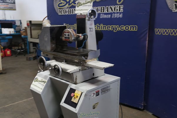 6" x 18" Harig #618, surface grinder, 7" x 5/8" x 1-1/4" wheel, 3450 RPM, manual magnetic chuck, dust - Image 10