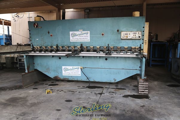 1/2" x 13' Amada #H-4013, hydraulic power shear, 40 SPM, 126" squaring arm, front support, foot pedal - Image 3