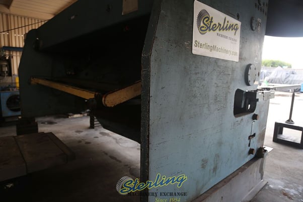 1/2" x 13' Amada #H-4013, hydraulic power shear, 40 SPM, 126" squaring arm, front support, foot pedal - Image 9