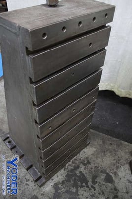 20" x 48" x 24" T-slotted angle plates, drilled & tapped holes, (1) set, #75514 - Image 2