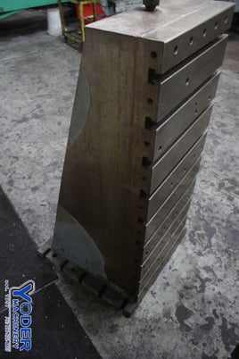 20" x 48" x 24" T-slotted angle plates, drilled & tapped holes, (1) set, #75514 - Image 5