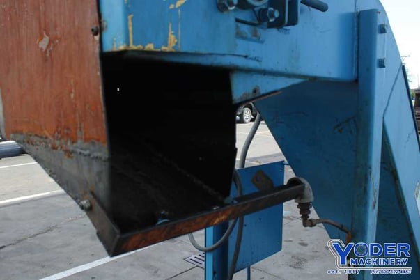 Wardcraft #SHSBX1200-T3-PIMPLED, inclined chip conveyor, no motor w/conveyor, #76350 - Image 3