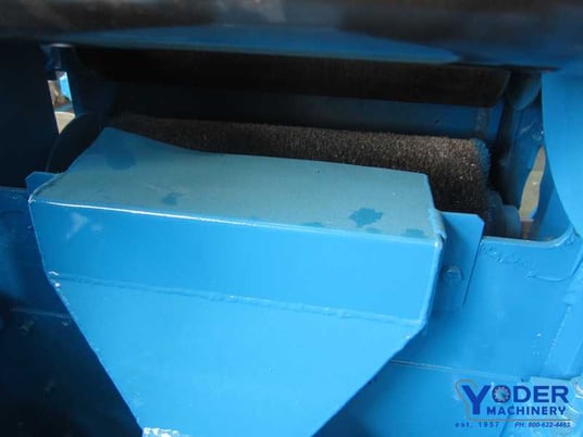 Machine Concepts, wire brush cleaning unit with grinder, 12" width, 1999, #55212 - Image 4