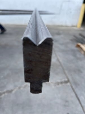 150" L, Female press brake die, 7/8" die width, 1-3/4" die height, 1/2" die opening, #74403 - Image 1
