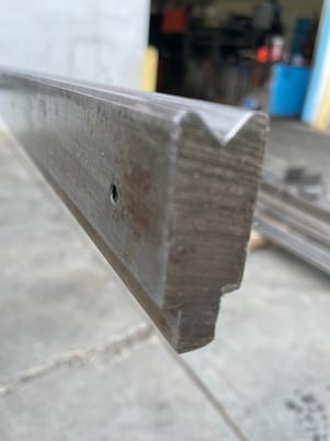 150" L, Female press brake die, 7/8" die width, 1-3/4" die height, 1/2" die opening, #74403 - Image 3