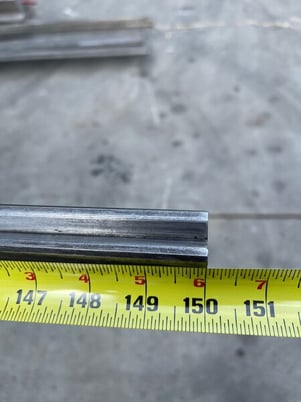 150" L, Female press brake die, 7/8" die width, 1-3/4" die height, 1/2" die opening, #74403 - Image 4