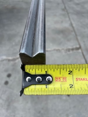 150" L, Female press brake die, 7/8" die width, 1-3/4" die height, 1/2" die opening, #74403 - Image 5