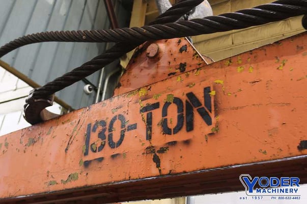 130 Ton, Spreader bar, 15' OA length, 38" OA width, 16" H x 17" W beam, #70869 - Image 2