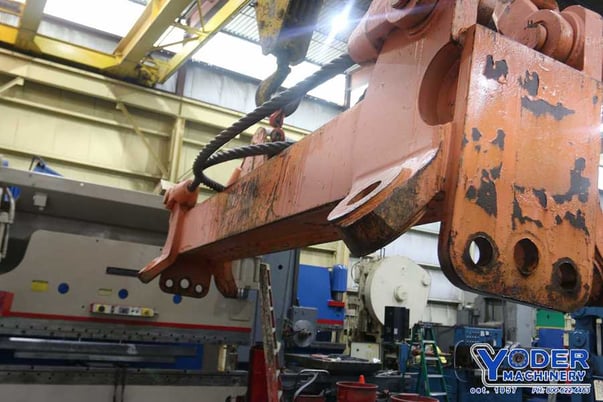 130 Ton, Spreader bar, 15' OA length, 38" OA width, 16" H x 17" W beam, #70869 - Image 8