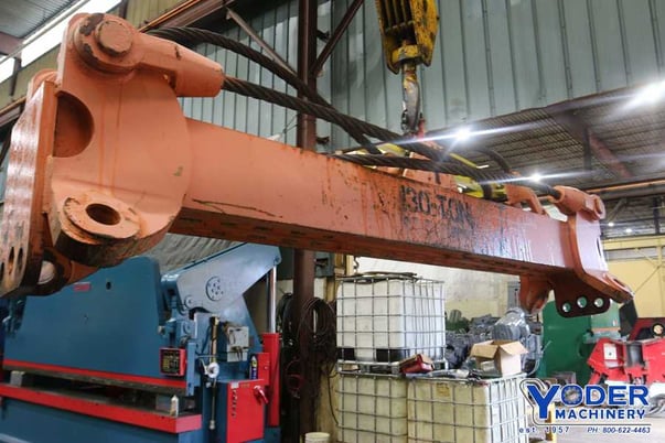 130 Ton, Spreader bar, 15' OA length, 38" OA width, 16" H x 17" W beam, #70869 - Image 10