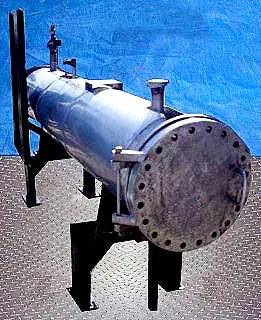 100 sq.ft., 80 psi shell, 50 psi tube, Bingley Steel Works #F0362.5, Stainless Steel Works Shell and Tube - Image 5