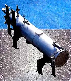 100 sq.ft., 80 psi shell, 50 psi tube, Bingley Steel Works #F0362.5, Stainless Steel Works Shell and Tube - Image 8