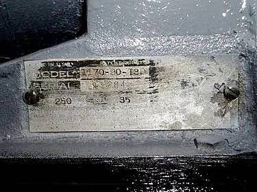 250 GPM @ 35 psig, Chemcom #1170-90-T3D-and-1120-90-T3D, Positive Displacement Pump, 1 HP, 1725 RPM, 230/460 - Image 9