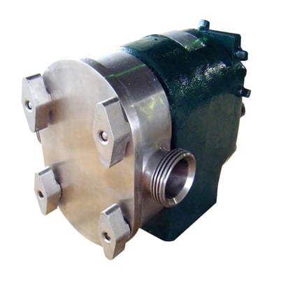 12 GPM @ 20 psi, Tri-Clover #PR10-1-1/2-UH4-SL-S, Positive Displacement Pump, 0.23 Gallons, 1.5" diameter - Image 1