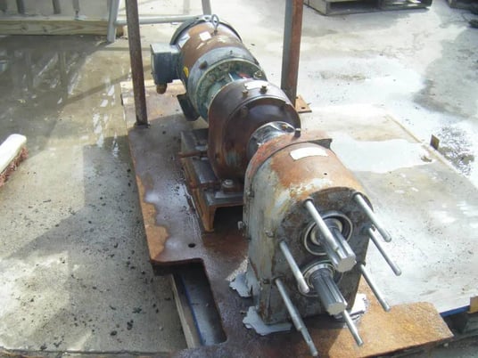 120 GPM, Tri-Clover #PR125-3-UC4-ST-S, Positive Displacement Pump, 10 HP, 1760 RPM, 208-230/460 V - Image 8