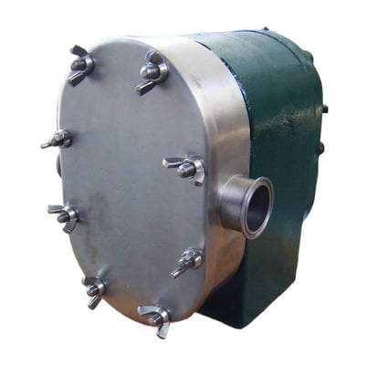 Tri-Clover, Positive Displacement Pump, (2) 5.875" rotor, (2) 2" S-line Inlet/Outlet - Image 10