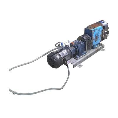 310 GPM @ 200 psi, Waukesha Cherry-Burrell #220, Positive Displacement Pump, 0.52 Gallon, 5 HP, 1725 RPM, 460 - Image 8