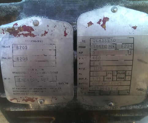 310 GPM @ 200 psi, Waukesha Cherry-Burrell #220, Positive Displacement Pump, 0.52 Gallon, 5 HP, 1725 RPM, 460 - Image 10