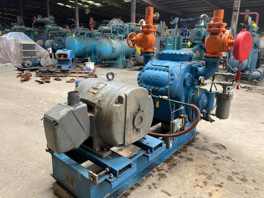 60 HP Vilter 446, 6-Cylinder Reciprocating Compressor Package, 208-220/440 V, 1770 RPM, 522 psig, 232 CFM - Image 9