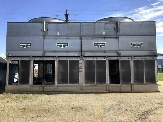 2900 Ton, Evapco ATC-2900B, Evaporative Condenser, 1-25 HP Motor, 4 Tower Units, 452600 CFM, 1200 GPM, 2001 - Image 3
