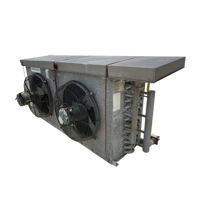 2 Fans, Imeco USB-35L-264H, Ammonia Evaporator Coil - 8 TR, Low/Medium Temperature, 0.5 HP, 10168 CFM, 581 FPM - Image 2