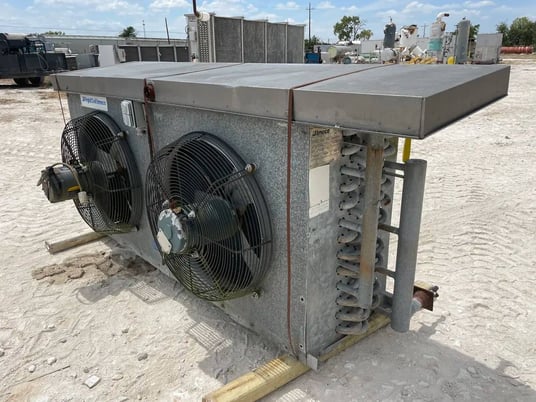2 Fans, Imeco USB-35L-264H, Ammonia Evaporator Coil - 8 TR, Low/Medium Temperature, 0.5 HP, 10168 CFM, 581 FPM - Image 4