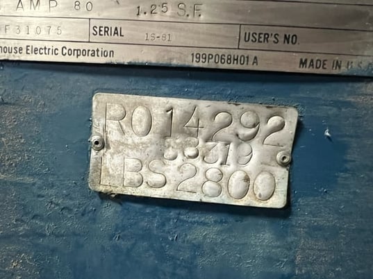 500 HP 1800 RPM Westinghouse, Frame 5010SD, Drip-Proof Ball Bearing, 4000 Volts - Image 3