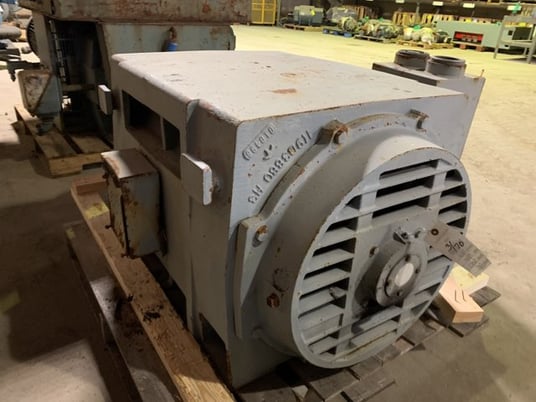 400 HP 1800 RPM General Electric, Frame 509LL, Drip-Proof Ball Bearing ...