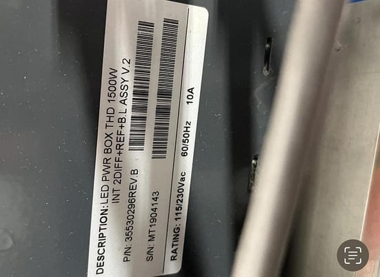 AVT camera inspection system, 2019 - Image 4