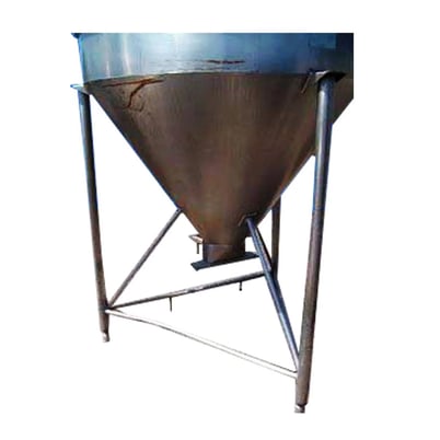 Chester Jensen, Cone Tank, 54" diameter x 40" H inside tank, 2" rectangular outlet - Image 2