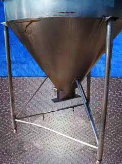 Chester Jensen, Cone Tank, 54" diameter x 40" H inside tank, 2" rectangular outlet - Image 4