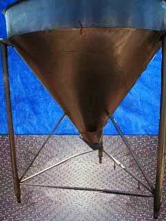 Chester Jensen, Cone Tank, 54" diameter x 40" H inside tank, 2" rectangular outlet - Image 5