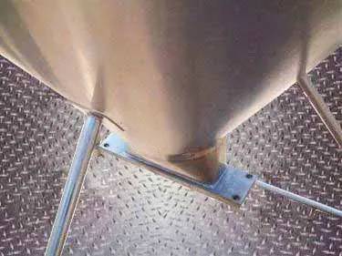 Chester Jensen, Cone Tank, 54" diameter x 40" H inside tank, 2" rectangular outlet - Image 6