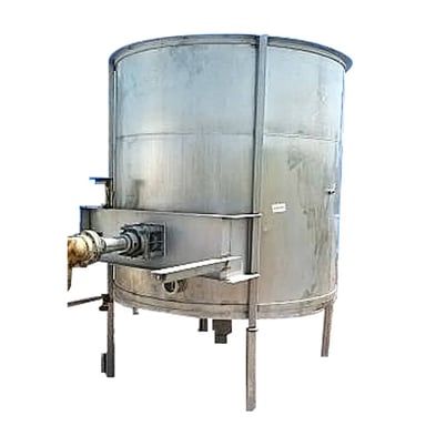 1200 gallon Hot Break Single Shell Tank, 72" diameter x 73" H inside tank - Image 2
