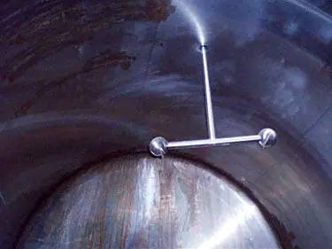 3500 gallon Stainless Steel Horizontal Jacketed Tank, 1.5 HP, 1740 RPM, 50% cold wall, 15" diameter Agitator - Image 8