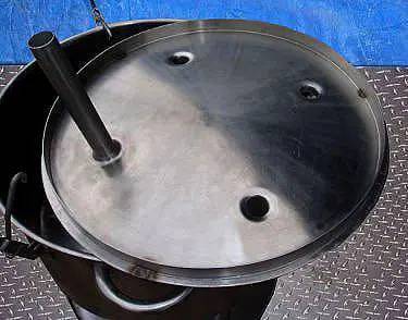 20 gallon Stainless Steel Single Shell Tank, 23.5" diameter x 12" H inside tank, 23" diameter tray - Image 8