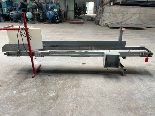 10" wide x 9.11' long, Genemco Belt Conveyor - Image 3