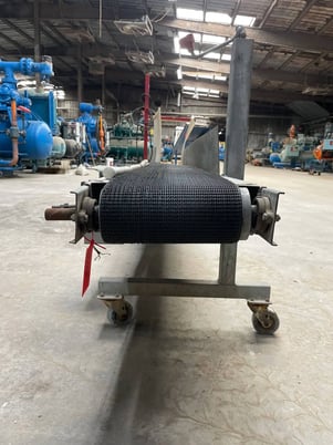 10" wide x 9.11' long, Genemco Belt Conveyor - Image 5
