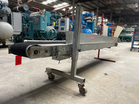 10" wide x 9.11' long, Genemco Belt Conveyor - Image 6