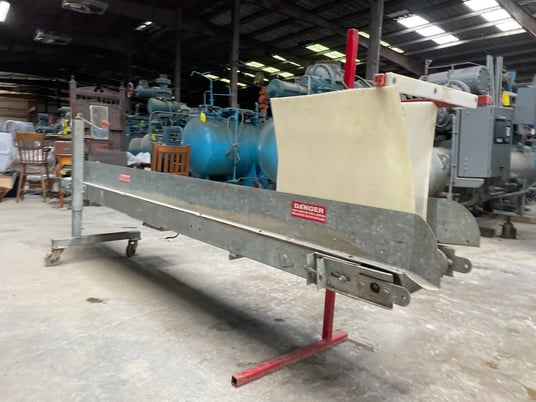 10" wide x 9.11' long, Genemco Belt Conveyor - Image 8