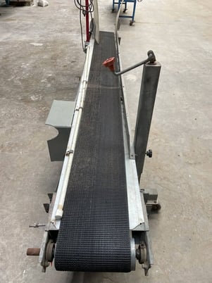 10" wide x 9.11' long, Genemco Belt Conveyor - Image 10