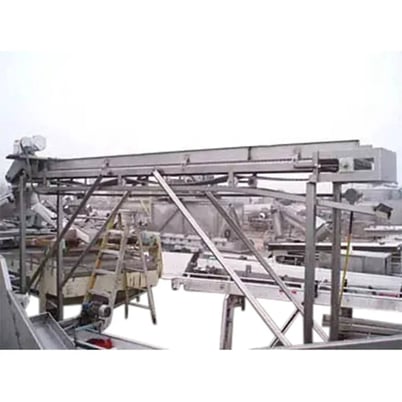 12" wide, Stainless Steel Belt Conveyor, 1/2 HP, 7" infeed/exit H, 2.5" H Clearance above belt - Image 2