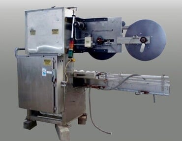 PDC #75C-ER, Neck Bander, 1.5 HP, (2) 2' 1" diameter film rolls, 4' diameter x 3' L Timing Screw, 3-1/2" max - Image 7