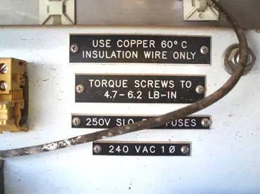 PDC #75C-ER, Neck Bander, 1.5 HP, (2) 2' 1" diameter film rolls, 4' diameter x 3' L Timing Screw, 3-1/2" max - Image 9